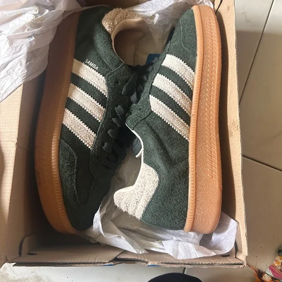 adidas gazelle silver green womens Adidas Samba OG W